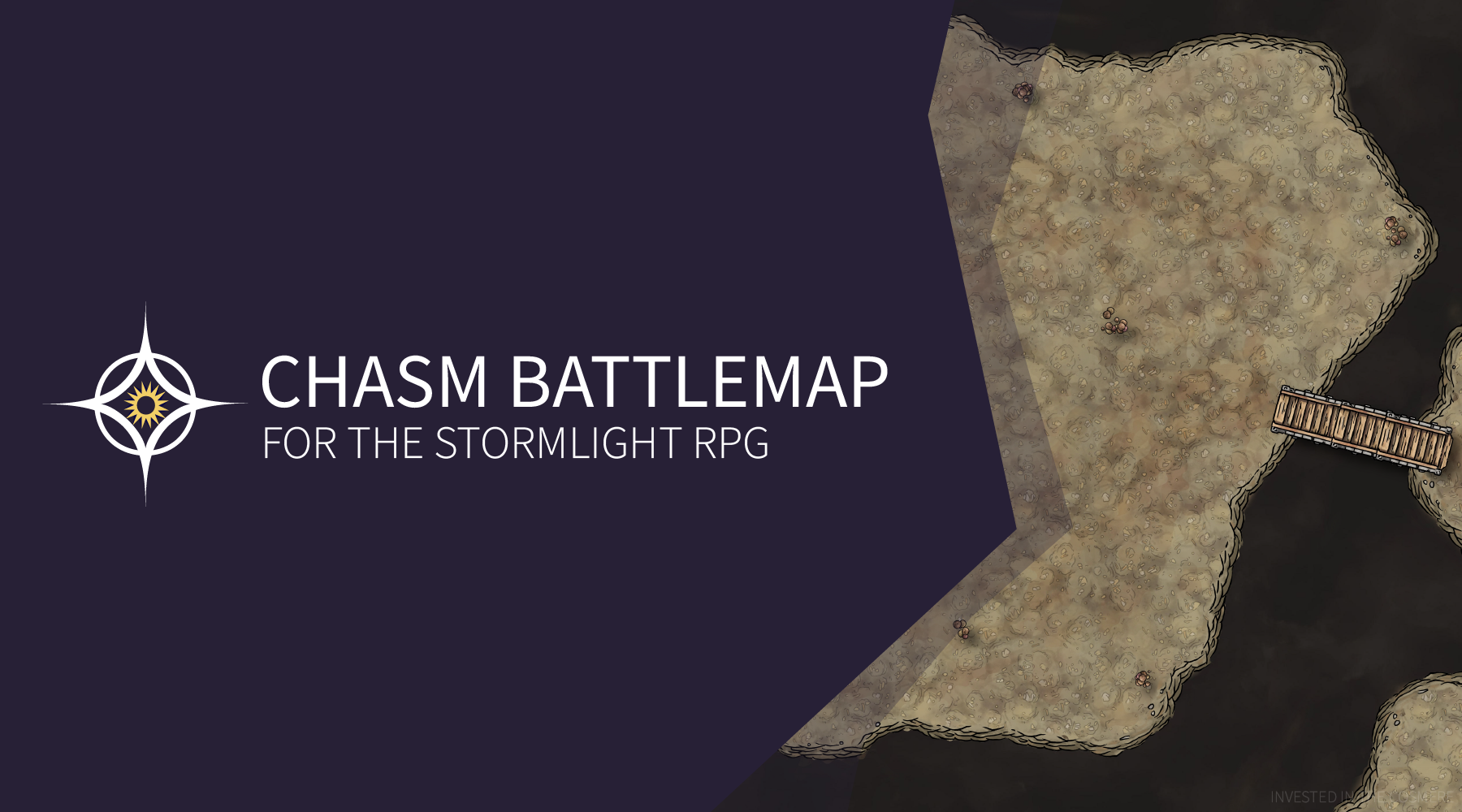 Chasm battlemap for the Stormlight RPG