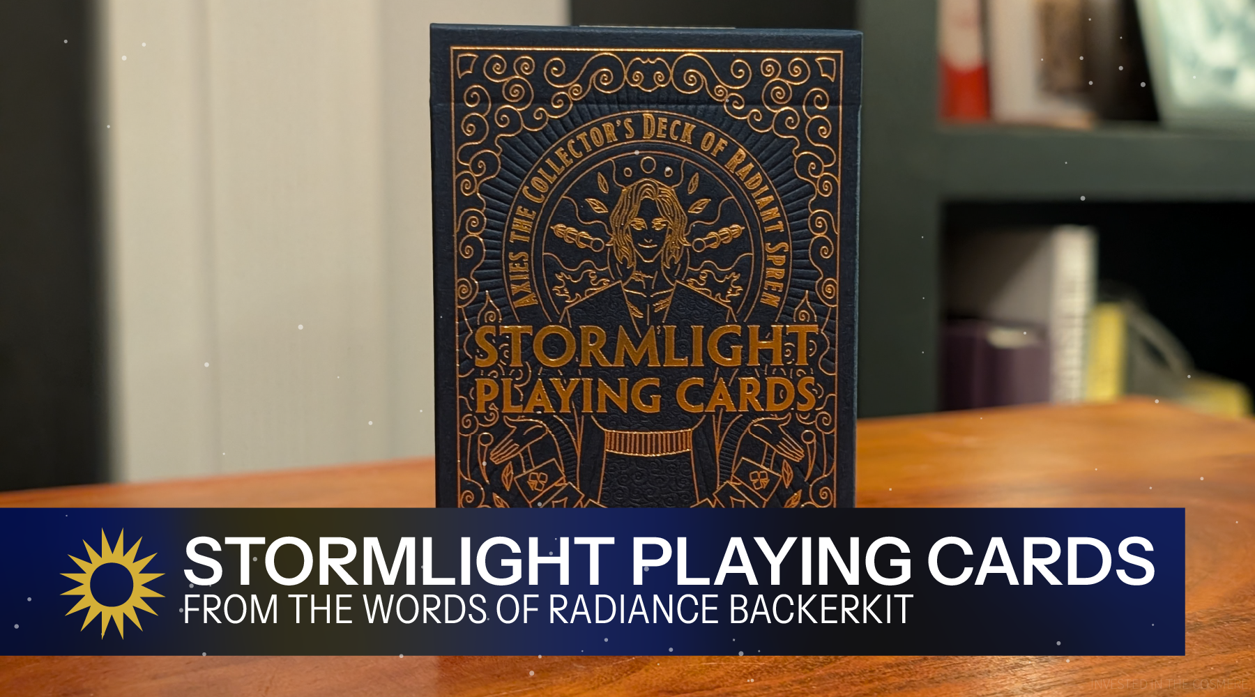 Stormlight playing cards from the Words of Radiance Leatherbound Backerkit