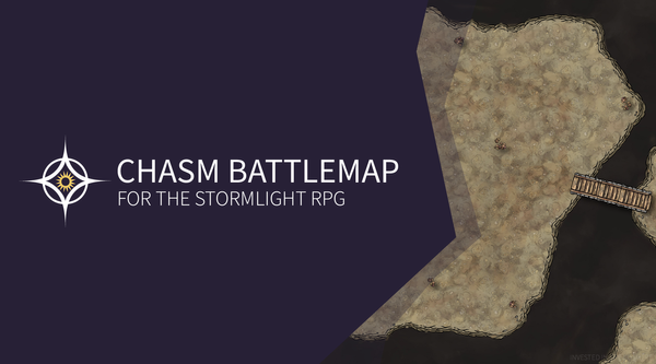 Chasm battlemap for the Stormlight RPG